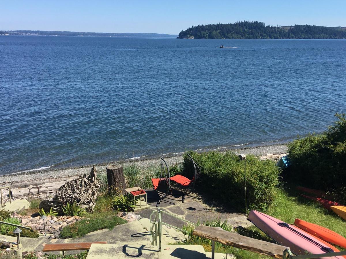 Puget Sound Chic Romantic Cottage With Private Beach Access & Gated Entry Port Ludlow Exterior foto