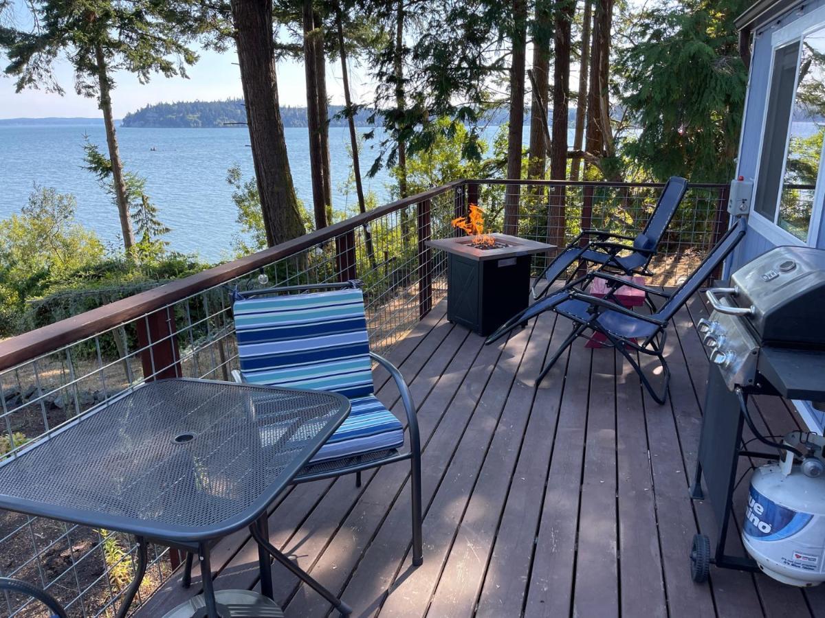 Puget Sound Chic Romantic Cottage With Private Beach Access & Gated Entry Port Ludlow Exterior foto
