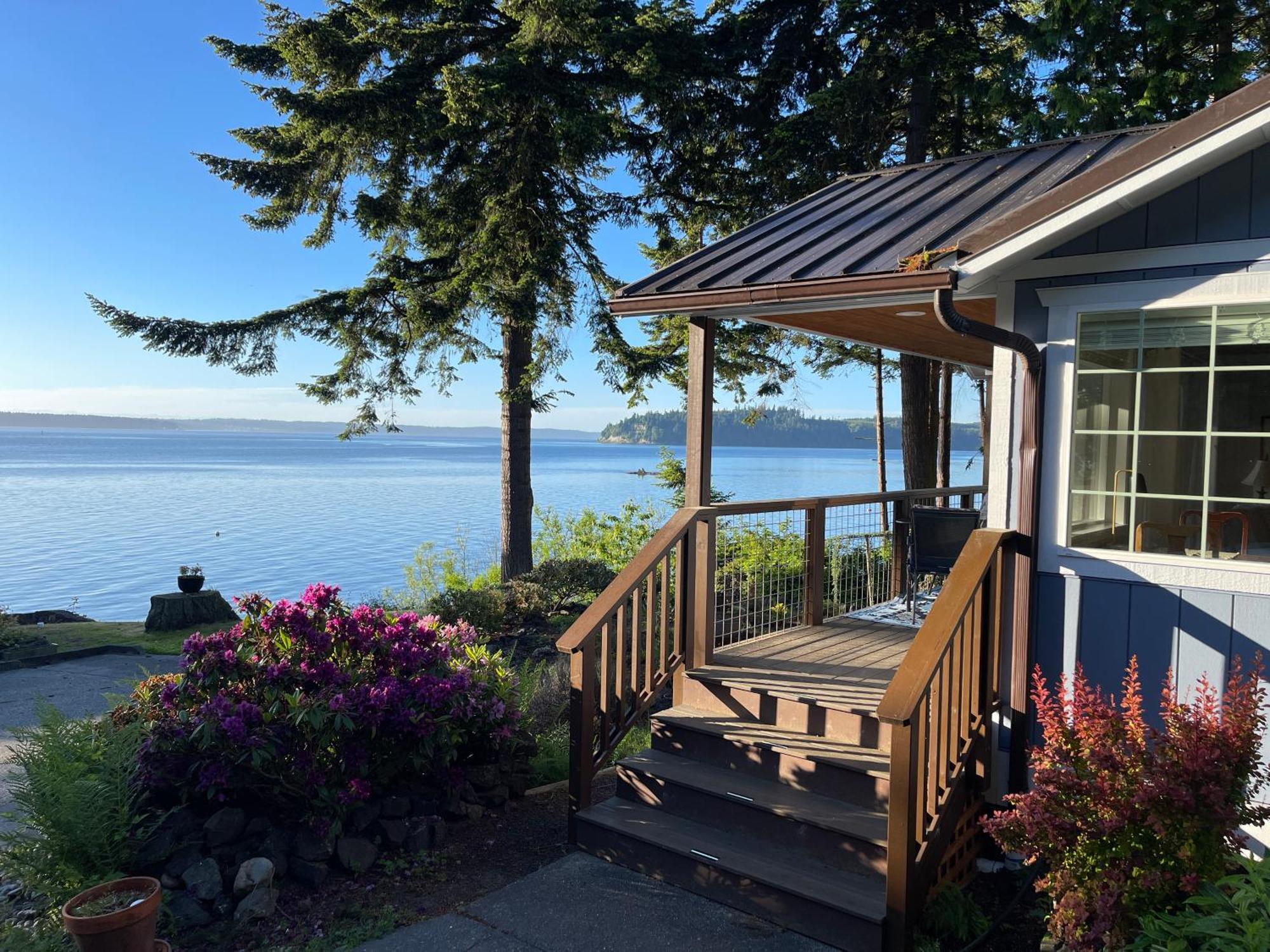 Puget Sound Chic Romantic Cottage With Private Beach Access & Gated Entry Port Ludlow Exterior foto